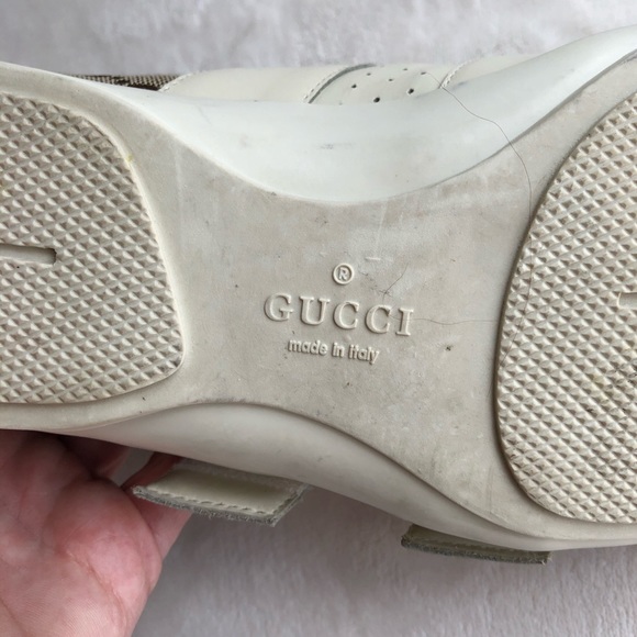 Gucci Velcro Monogram Sneakers - Picture 8 of 13